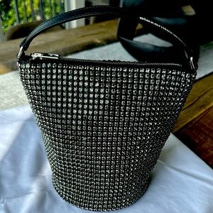 Alexander Wang rare rhinestone bucket bag